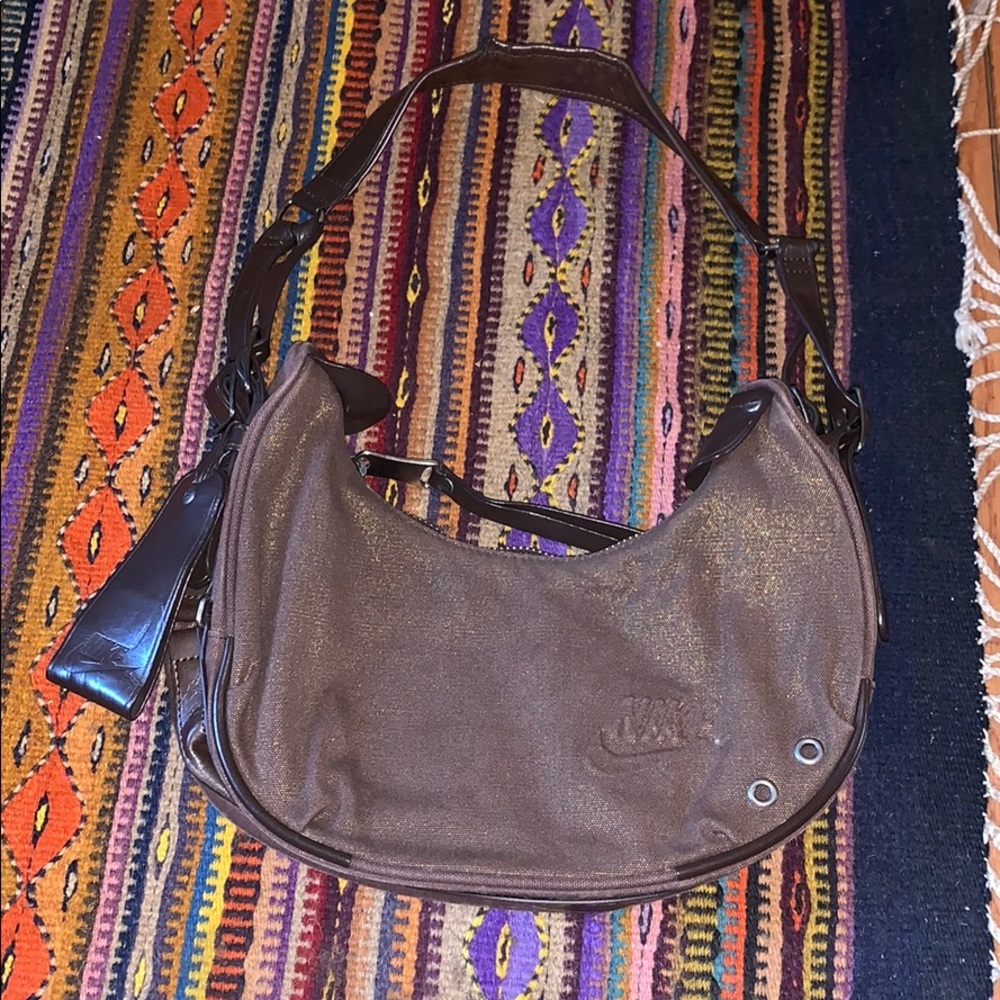 Nike Brown Leather Purse
